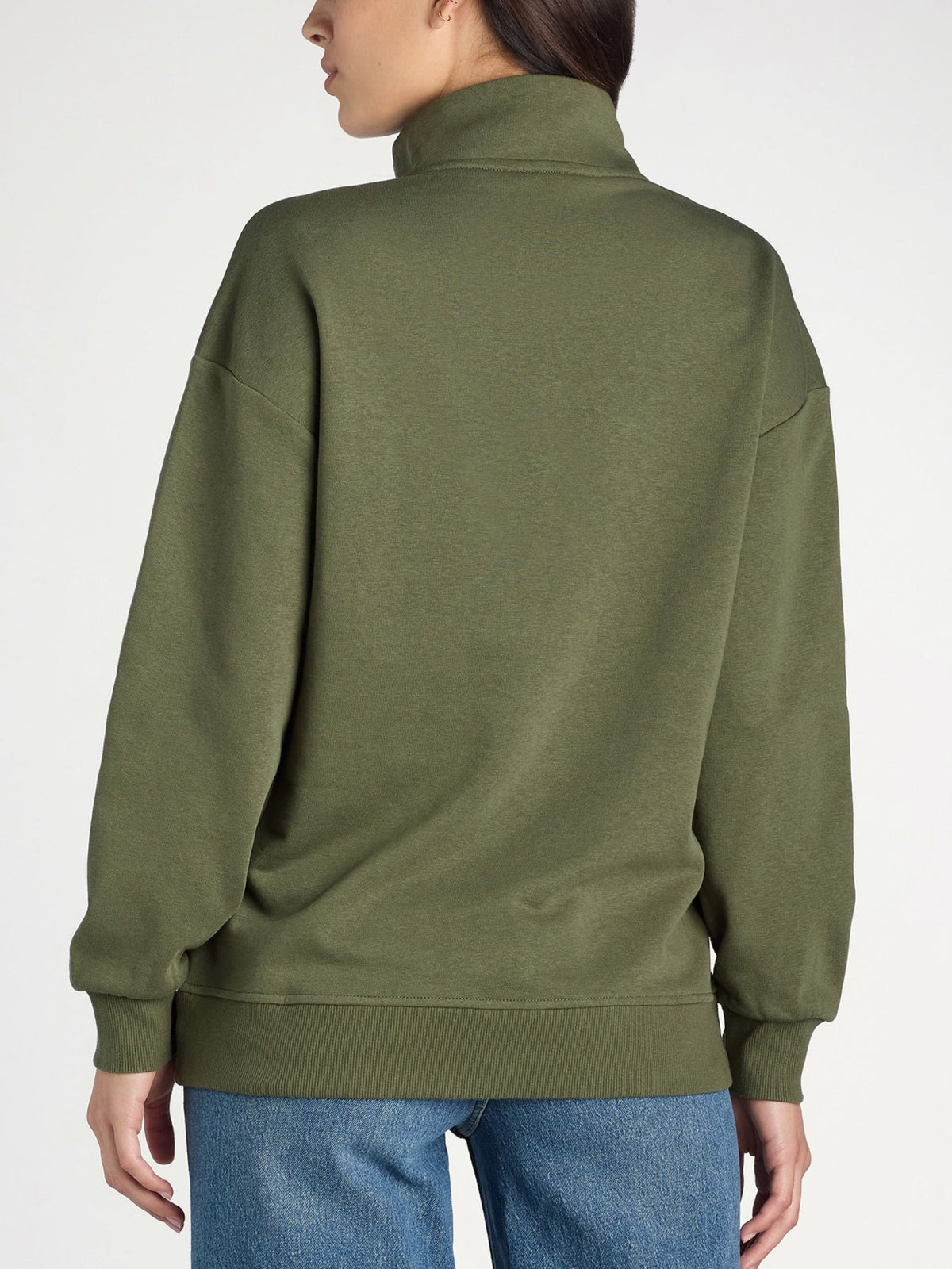 Mock Neck Henley Pullover Sweatshirt (Buy 2 Free Shipping)