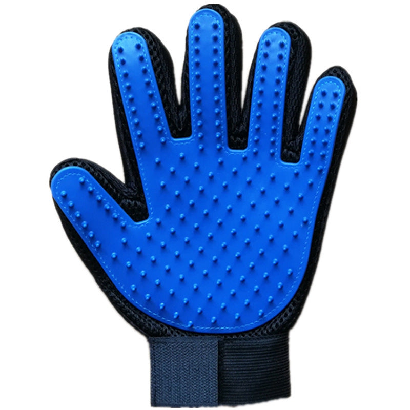 5-Finger Pet Grooming Glove for Cats & Dogs