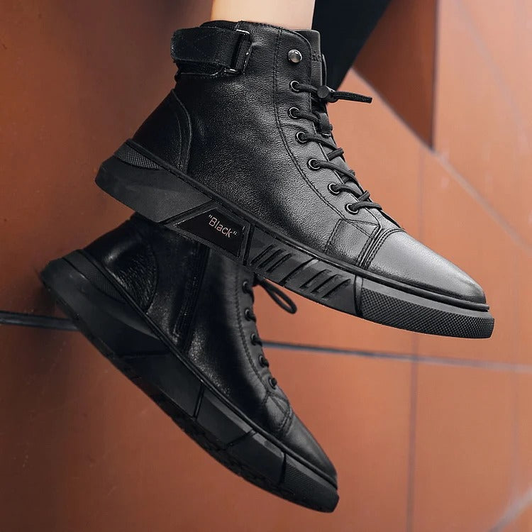 🔥Last Day 49% OFF! 2024 Men's Genuine Leather Martin Boots
