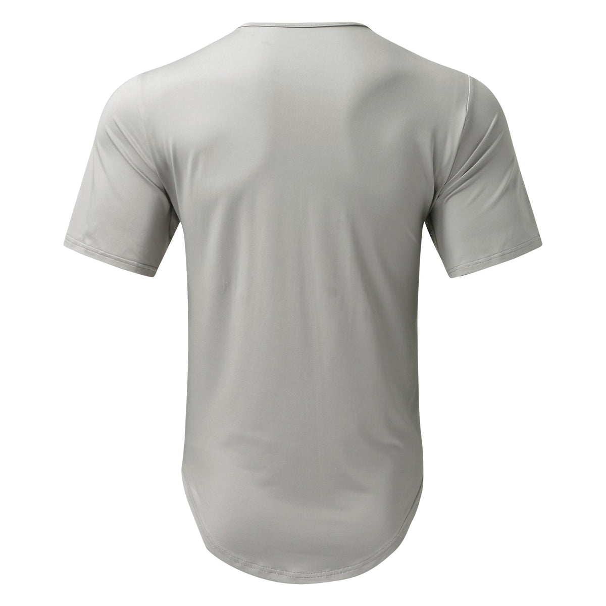 Patrick Zip Cardigan Round Neck Short Sleeve T-Shirt