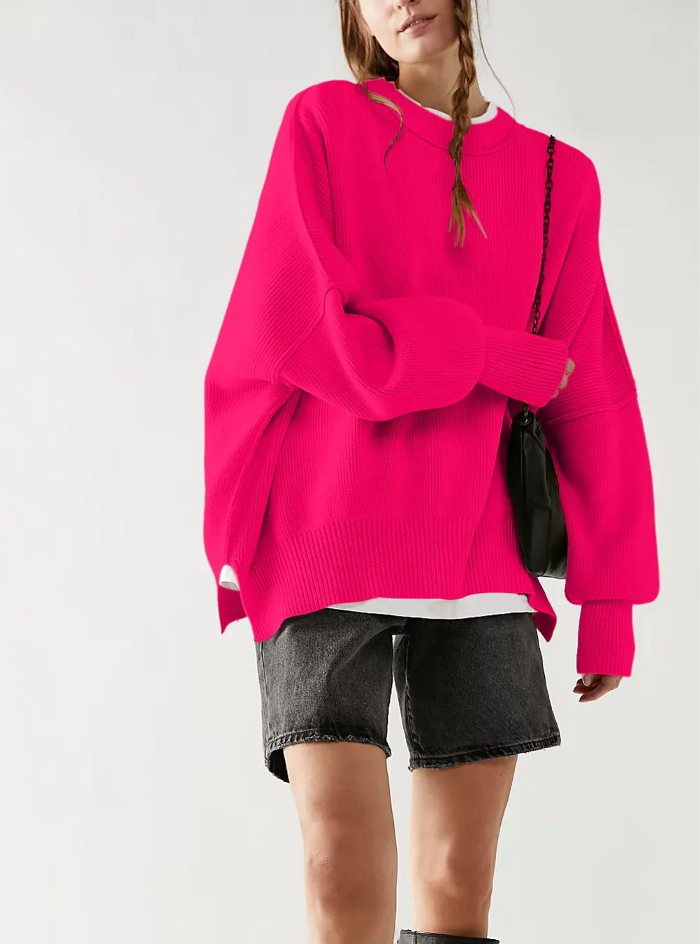 Cozy Days Oversized Sweater (Buy 2 Free Shipping)